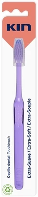 Dantų šepetėlis KIN Cepillo Dental Extra-Soft, violetinis
