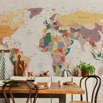 Artgeist Fototapetas - World Map