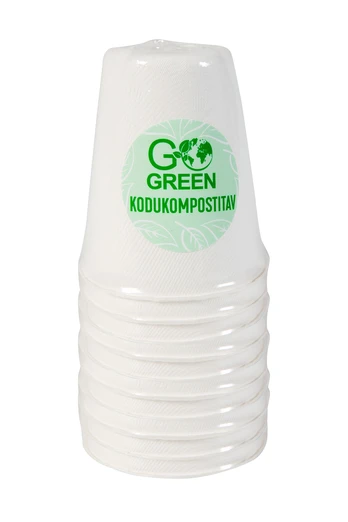 Gogreen Stiklinės 250 ml, 10 vnt.