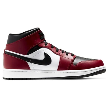 Air Jordan 1 Mid Chicago Black Toe - Dydis 43 (554724-069 )