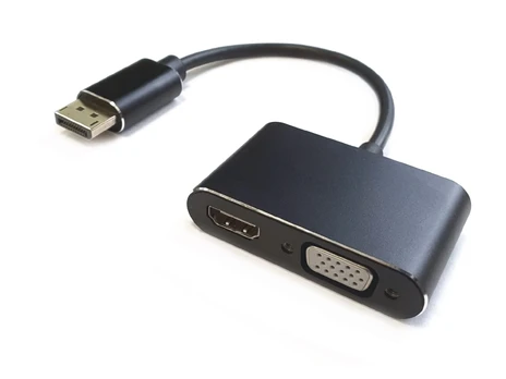 RoGer DisplayPort to HDMI + VGA Adapteris v1.4 / 4K@30Hz