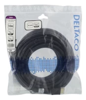 Kabelis DELTACO HDMI-1070D,10m,4K UHD,juodas kaina