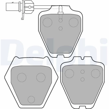 DELPHI LP1703 Brake pad set