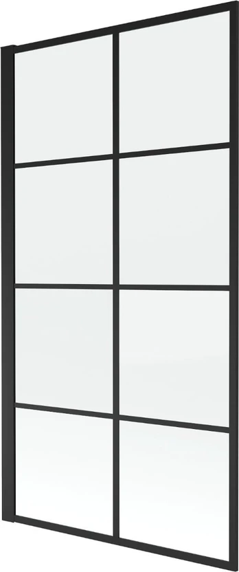 Vonios sienelė Mexen Alex, 70 x 140 cm, Juodas grid