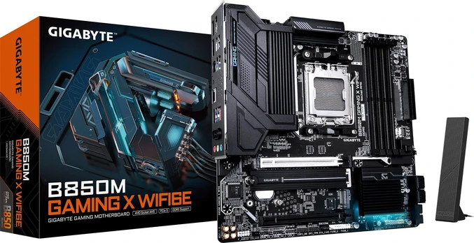 Pagrindinė plokštė Gigabyte B850M GAMING X WF6E