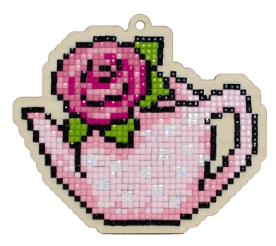 (Box edition) Teapot with Rose WW178