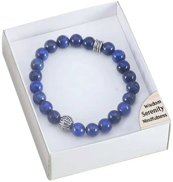Lapis Lazuli kristalų apyrankė