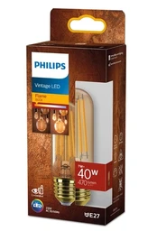 Lemputė Philips LED, T37, šiltai balta, E27, 7 W, 470 lm