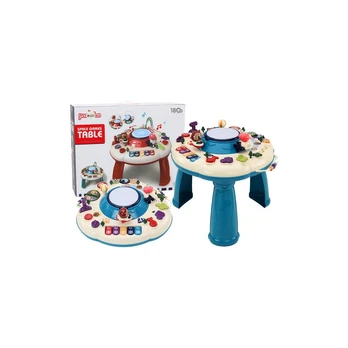 Lean Interactive Educational Panel Table Piano Drum Mėlyna