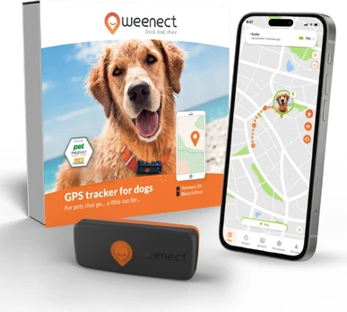 Weenect Dog XS Black edition – NEW GPS for dogs
