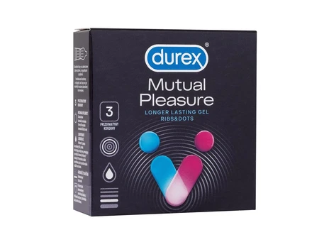 Durex prezervatyvai Mutual Pleasure, 3 vnt.