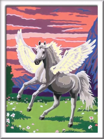 Ravensburger tapyba pagal skaičius „Pegasas“, 18×24 cm, nuo 7 m.