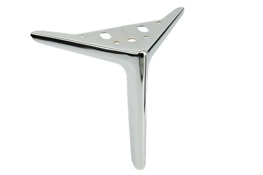 Baldų kojelė „Anker Elegant“, sidabrinis chromas, aukštis 18 cm