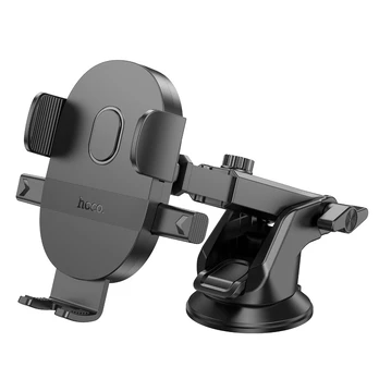 Automobilinis telefono laikiklis Hoco H19 (dashboard/windshield) juodas