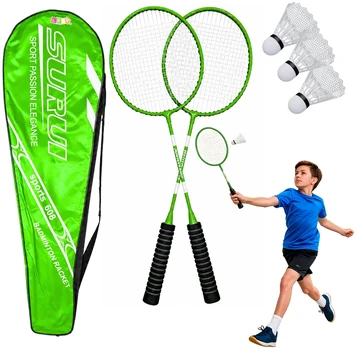 Badmintono rinkinys, žalia