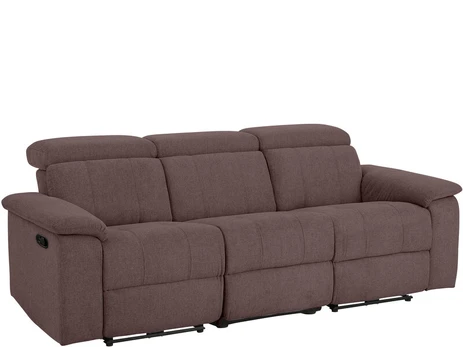 Trivietė sofa Loft Tanaro, ruda