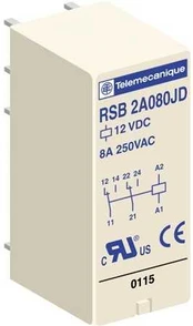Schneider Electric Relpol Przekaźnik interfejsowy 2P 24V DC (RSB2A080BD)