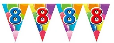 Globos Europe Bv Vimpelguirlande 8 med balloner