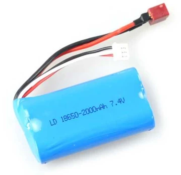 Amewi Priedai do akumulatorów LiPo 2S 7,4V 2000mAh T-Stecker