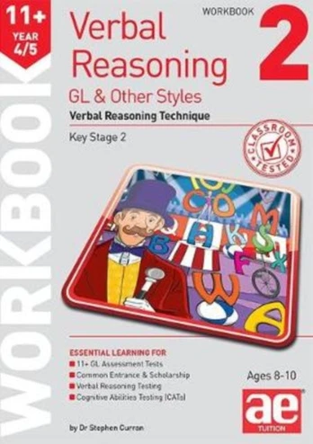 11+ Verbal Reasoning Year 4/5 GL & Other Styles Workbook 2