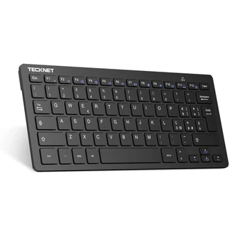 TECKNET QWERTY išdėstymo belaidė kompiuterio klaviatūra,