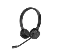 Jabra Evolve 65 TE MS Stereo Link390a Belaidės ausinės, Bluetooth, USB-A, Juoda