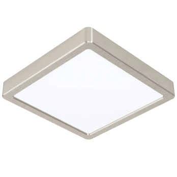 EGLO - Fueva-Z ceiling lamp brushed steel 21x21 - TW - Zigbee, Bluetooth