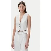 HUGO Liemenė 50537760 Balta Slim Fit