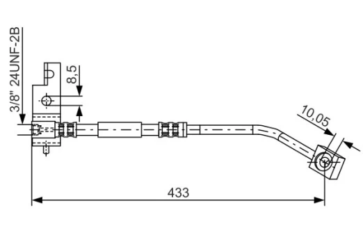 BOSCH 1 987 476 149 Brake hose