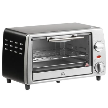 Mini krosnelė Mini orkaitė, 10 l, 750 W, su laikmačiu, sidabrinė