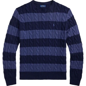Megztinis vyrams, Mėlyna, Long sleeve-pullover