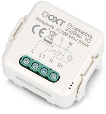 Tuya – vieno kanalo mini relė – ZigBee – Android/iOS programa – OXT T261