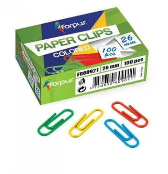 Clips Forpus, color, 26mm, round (100) 1104-008