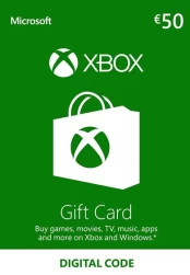 Xbox Live Gift Card 50 EUR kaina
