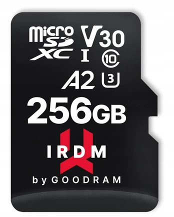 Goodram Irdm Microsdxc 256gb Uhs-i U3 V30 A2 su adapteriu