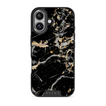 Make A Wish - Gold Marble iPhone 17 Case, Elite Dark (MagSafe) / Gunmetal