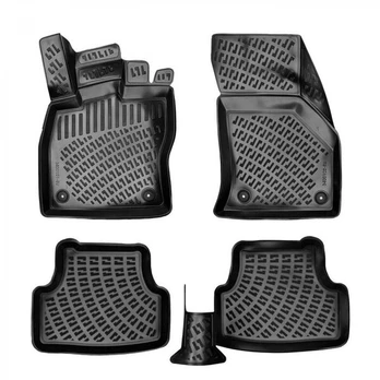 Guminiai kilimeliai juodi 3D RIZLINE SEAT ATECA (2016-...)