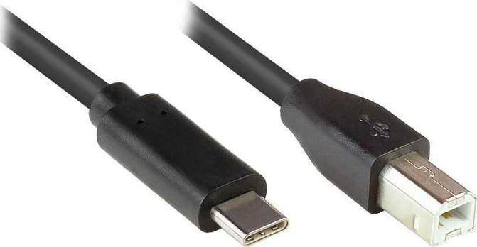 Good Connections USB2.0 Kabelis C-B schw. 0,5m