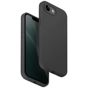 Dėklas Case UNIQ Lino for iPhone 16e (2025) Magclick Charging pilkas