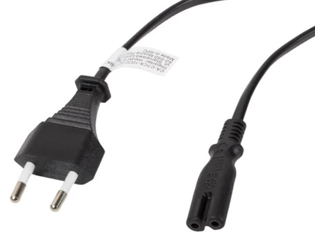 LANBERG CA-C7CA-10CC-0018-BK maitinimo kabelis EURO CEE 7/16->C7 1,8 m