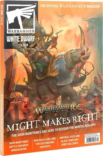 Games Workshop Warhammer - Baltas DWARF 528 žurnalas