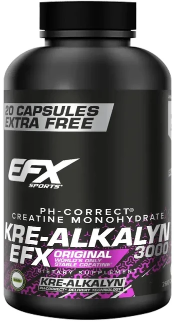 EFX Kre-Alkalyn Kapsulės 3000 - 260 vnt.