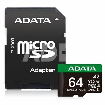 Atminties kortelė Atmint.kort.Micro SDXC Adata 64GB Cl10+ad