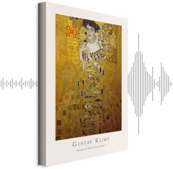 Artgeist Paveikslas - Gustav Klimt - Portrait of Adele Bloch (1 Part) Vertical