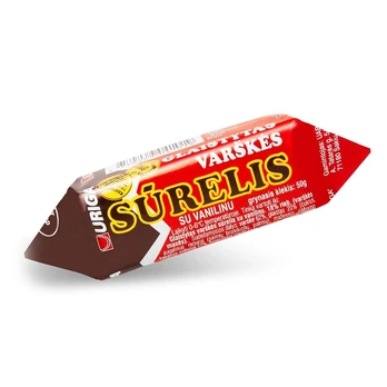 Glaistytas varškės sūrelis su vanilinu URIGA, 50 g