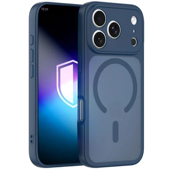 Dėklas 3MK Misty MagCase do iPhone 17 Pro / 18 Pro mėlyna