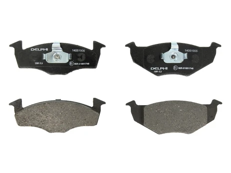 DELPHI LP1591 Brake pad set