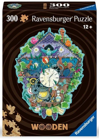 Dėlionė Ravensburger Dřevěné puzzle Kukačkové hodiny