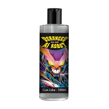 Deranged AI Robot Water-Based Lubricant 100ml - Silver Effect