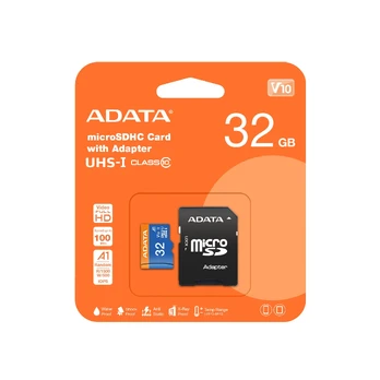 ADATA Premier UHS-I 32 GB microSDHC Flash atminties 10 klasės adapteris